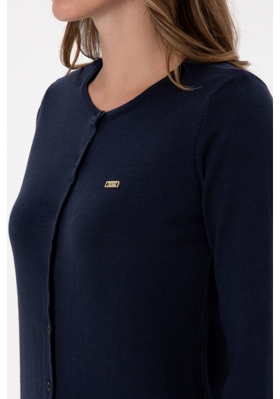U.s. Polo Assn. Kadın Lacivert Hırka Triko 50307719-vr033 Lacivert