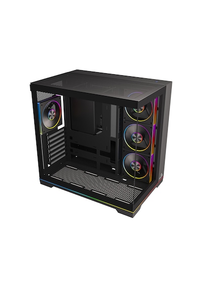 Gamebooster Nyvra Sync X 850w 80+ Bronze Atx3.1 Gen5.1 Seaview Argb Atx Mid Tower Siyah Kasa