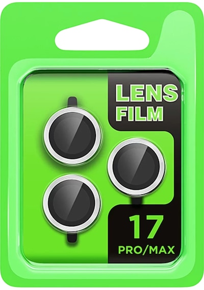 Newface Apple Uyumlu iPad iPhone 17 Pro Raze Metal Kamera Lens - Gümüş