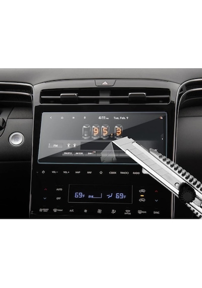 Hyundai Tucson 10.25 İnç Multimedya Ekran Koruyucu 2021