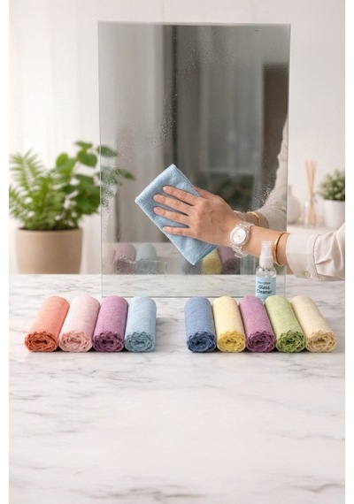 Myclean 10'lu Mikrofiber Temizlik Bezi, Mikrofiber Havlu Bez 30x30cm Diğer