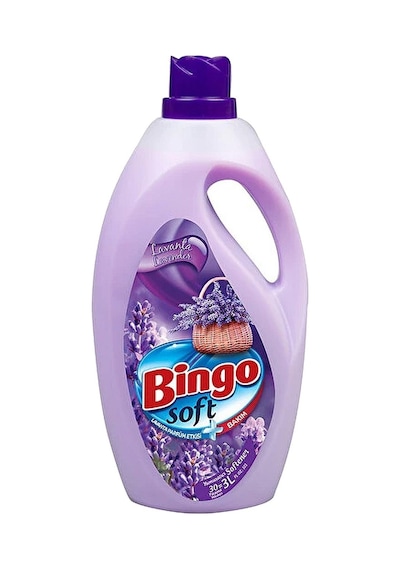 Bingo Soft Çamaşır Yumuşatıcısı 3 Lt Lavanta Ve Zambak 2 Li Set 2'li Set