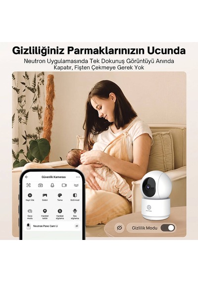 Neutron Ntl-ıp15-3mp Akıllı Ev Kamerası