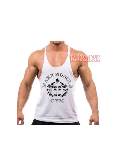 Tarzsokak Gym Tank Top Fitness Sporcu Atleti Gym146 Beyaz