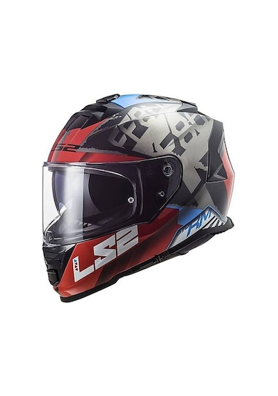 Ls2 Storm 2 Sprınter Mat Siyah-kırmızı-tıtanıum Kask Mat Siyah-Kırmızı