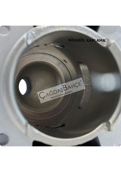 Husqvarna 365 Testere Nikasil Silindir Piston Set Kare Boğaz 48mm