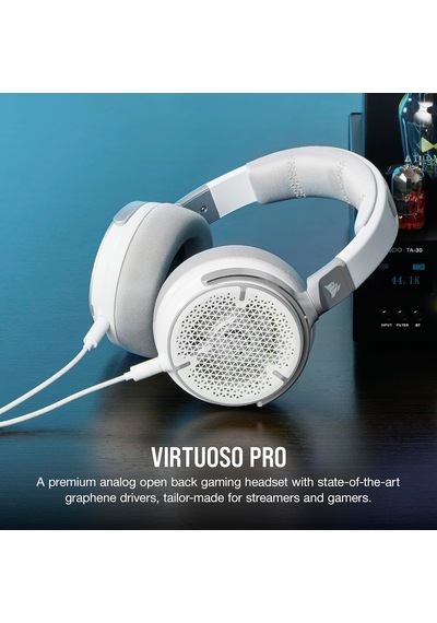 Corsair Virtuoso Pro Open Back Açık Arkalı Streaming/gaming Headset Carbon /beyaz