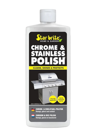 Starbrite - Krom Ve Paslanmaz Çelik Parlatıcı 237 Ml : Metal Aksamlarınızda Sert Ovmaya Son, Tuz Ve Pasa Karşı Uzun Ömürlü Ayna Parlaklığı