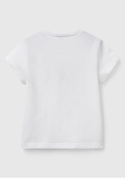 United Colors Of Benetton Benetton Kız Bebek Bg Tshırt Beyaz
