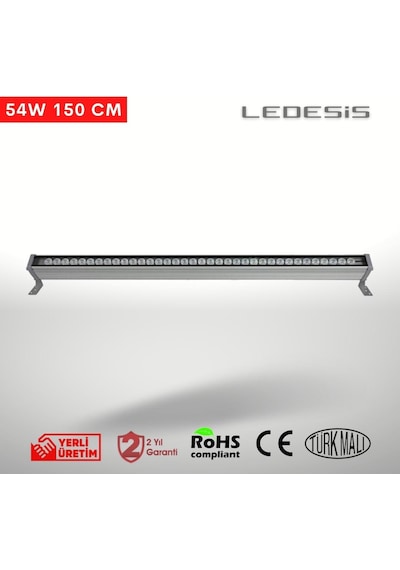 Ledesis Kırmızı Wallwasher Duvar Boyama 150 Cm 54w