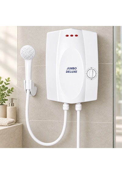 Elektrikli Şofben 8000w Beyaz 7 Emniyetli Enerji Tasarruflu