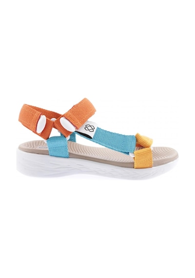Dgn 103-23y Kadin Bantli Cirtli Sandalet 103-2265-R2055 Çok Renkli