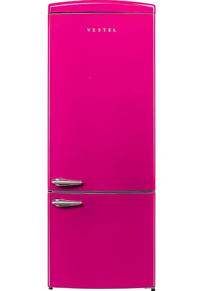 Vestel Retro NFK52111 Pembe 471 LT No-Frost Buzdolabı