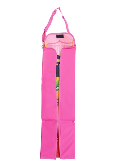 Kendinden Çantalı Katlanabilir Kız Çocuk Seccadesi, Seyyar Askılı - Pembe Pembe