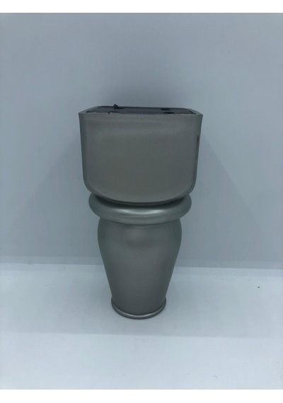 Karakoçaksesuar Plastik, Star 13,5X6,5 Cm Gümüş Koltuk,Baza,Mobilya Ayağı (4 Adet
