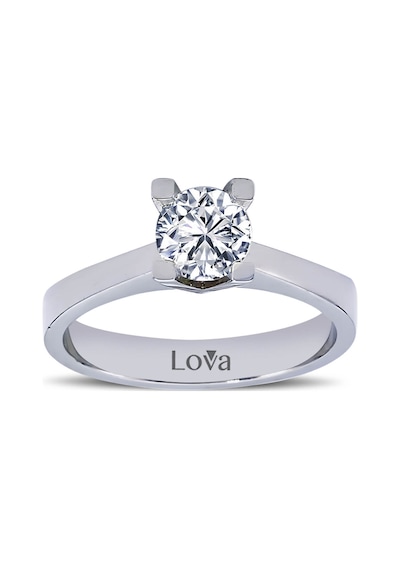 Lova E Renk 0,80 Karat Pırlanta Tektaş Yüzük - Hrd - 1040006
