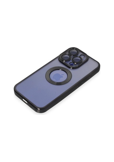 Muratech Newface Apple Uyumlu iPhone 15 Pro Kılıf Slot Silikon - Siyah