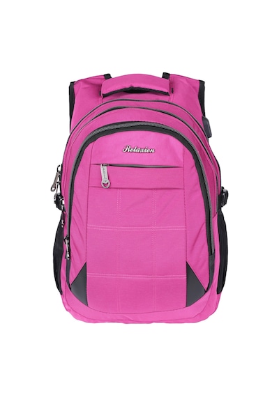 4 Bölmeli Suya Dayanıklı Ergonomik Okul Sırt Çantası Rlx2227-Pembe