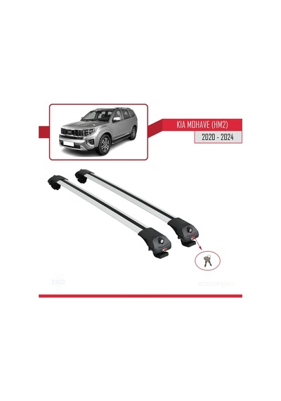 Kia Mohave Hm2 2020 Ve Sonrası İle Uyumlu Ace-1 Ara Atkı Tavan Barı Gri
