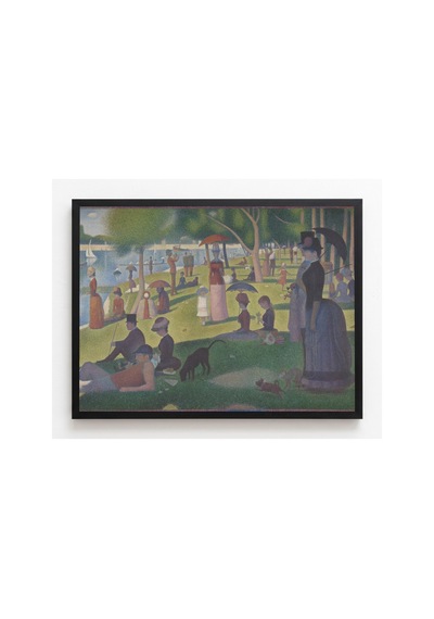 Klasik Sanat Seurat La Grande Jatte'de Bir Pazar Günü Çerçevesiz Poster 21x30 Cm A4 Tablo Yağlı Boya