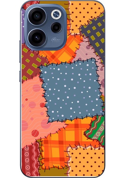 Oppo Reno 15f Uyumlu Anadolu Motifleri Baskılı Silikon Kılıf Renkli