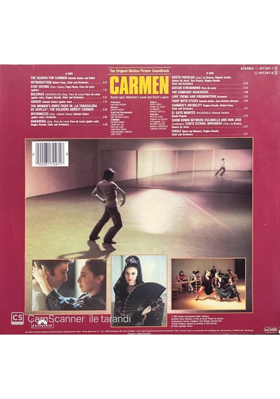 Carlos Saura Carmen Lp Klasik Plak