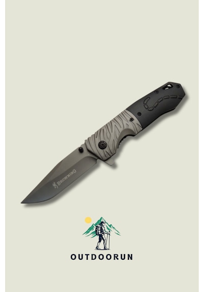Browning Siyah Tailed Kamp Çakı 21,5 Cm siyah
