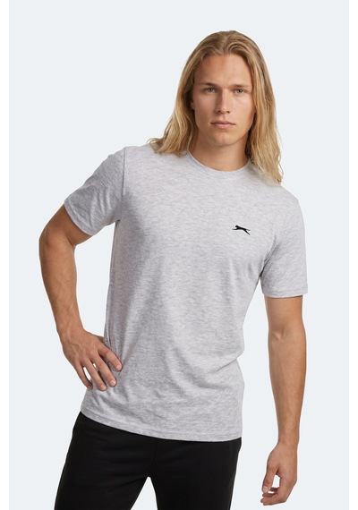 Slazenger Rosalva T Erkek Pamuklu Gri Tişört