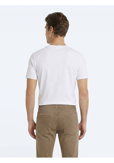 Kip Çok Renkli 5li Düz %100 Pamuk T-shirt