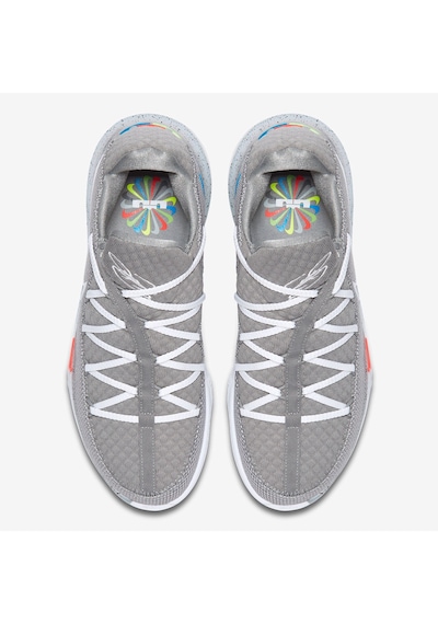 Nike Lebon 17 Low Basketbol Ayakkabısı Gri