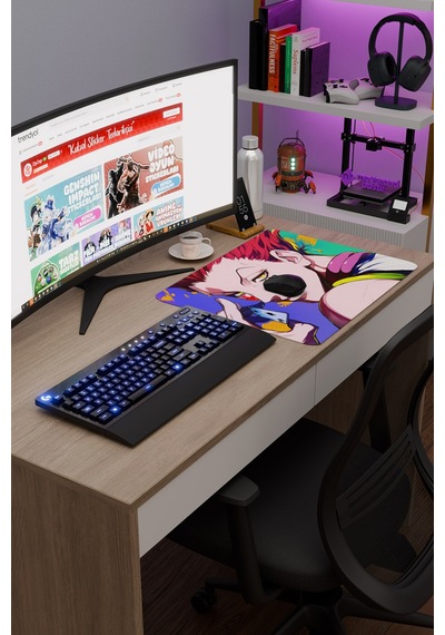 Hunter Hunter Anime V2 - 48x40 Xl Gaming Kauçuk Kaymaz Taban Mouse Pad Fare Altlığı