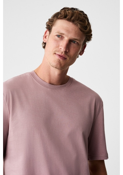 Grimelange Mocassın Erkek %100 Pamuk Baskılı Relaxed Fit Yuvarlak Yaka Kısa Kollu Koyu Pembe T-shirt Koyu Pembe Grimelange Mocassın Erkek %100 Pamuk Baskılı Relaxed Fit Yuvarlak Yaka Kısa Kollu Koyu Pembe T-shirt Koyu Pembe