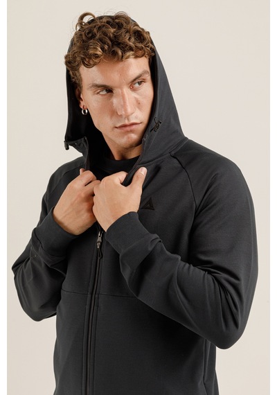 Airlife Saturn Ur7 Pro I Tam Boy Fermuarlı Erkek Kapüşonlu Sweatshirt Lacivert