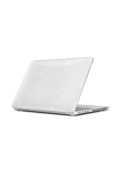 Apple Uyumlu MacBook Pro 14 İnç M4/pro/max A3401 A3112 A3185 Şeffaf Kılıf Koruyucu Parlak Kapak Simli
