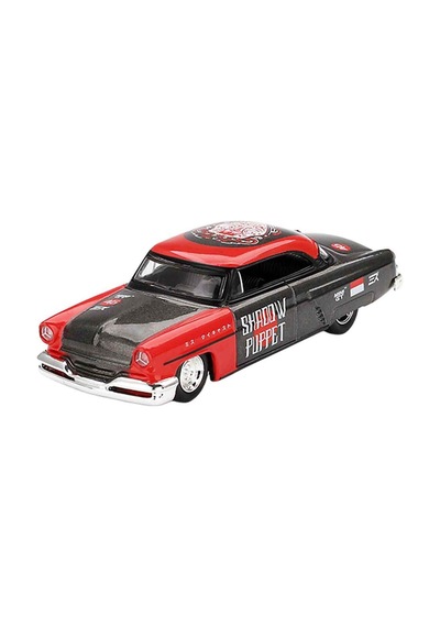 1:64 X Mizu Lincoln Capri Hot Rod 1954 Shadow Puppet Diecast Model Araba Çok Renkli