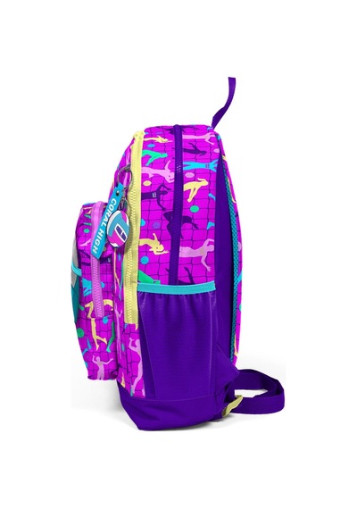Coral High Kids Pembe Mor Voleybol Desenli Okul Sırt Çantası 23761