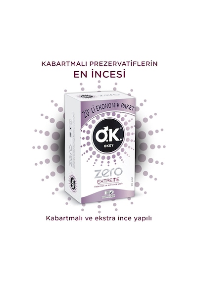 Okey Zero Extreme Prezervatif 60'lı