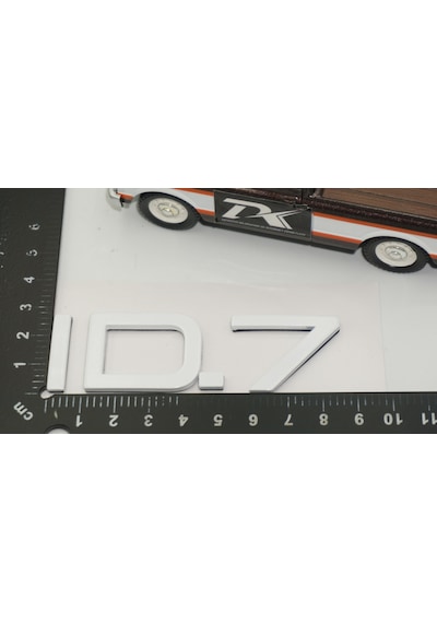 Dk Tuning Vw Volkswagen İd 7 Bagaj Beyaz Yazı Logo Arma Volkswagen