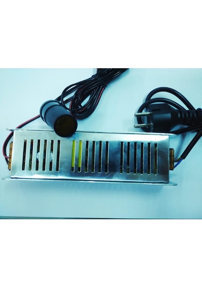 Dc Adaptör - 12 Volt 10 Amper - Çakmak Dişi Uçlu