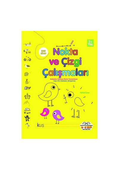 3-6 Yaşa Uygun Nokta Ve Çizgi Çalışmaları Seti - 4 Kitap