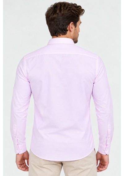G974 Dewberry Erkek Gömlek-açık Pembe-1