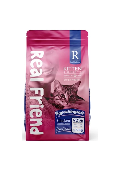 Real Friend Digest Care Hypoallergenic Kitten Chicken 36/18 Kedi Maması 1,5 Kg