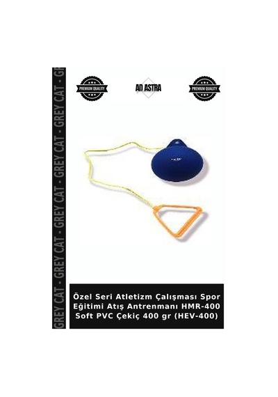 Özel Seri Atletizm Çalışması Spor Eğitimi Atış Antrenmanı Hmr-400 Soft Pvc Çekiç 400 Gr Hev-400
