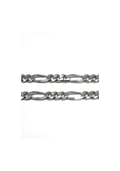 Omar Silver Unisex Figaro 4,4 Mm Gümüş Kolye Zincir