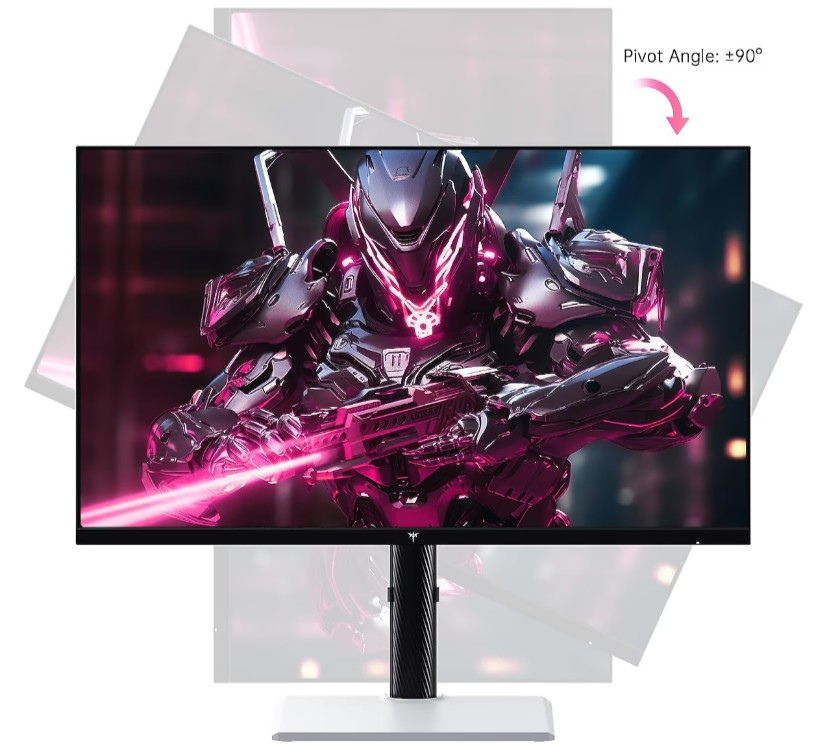 KTC H27E6 27" 1Ms 300Hz (320Hz O.C.) 2K QHD Fast IPS Pivot Gaming Monitör