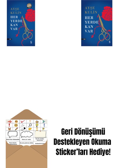 Her Yerde Kan Var Midi Boy + Her Yerde Kan Var Ciltli + Okuma Sticker'ları