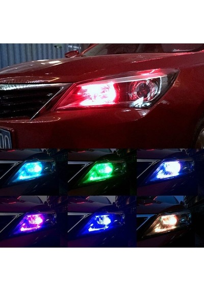 Kumandalı Çakarlı T10 Park Ampulü 2 Li 18 Led İq