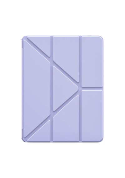 Baseus Minimalist İpad Air 4-5-6-7 10.9" Tablet Kılıfı - Mor Kapaklı Kılıf