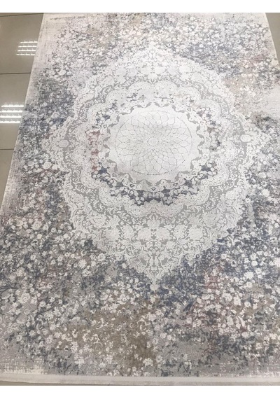 Padişah Halı Evidence 36833 111 Serisi Viskon Akrilik Salon Oturma Yatak Odası Halısı Çok Renkli - Gri
