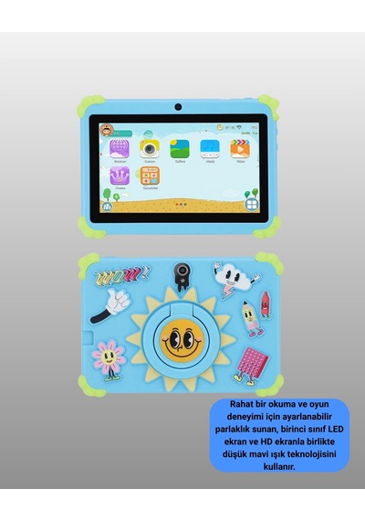 7 İnç Android Tablet Wifi Bluetooth Ve Çift Kamera Destekli Beyaz